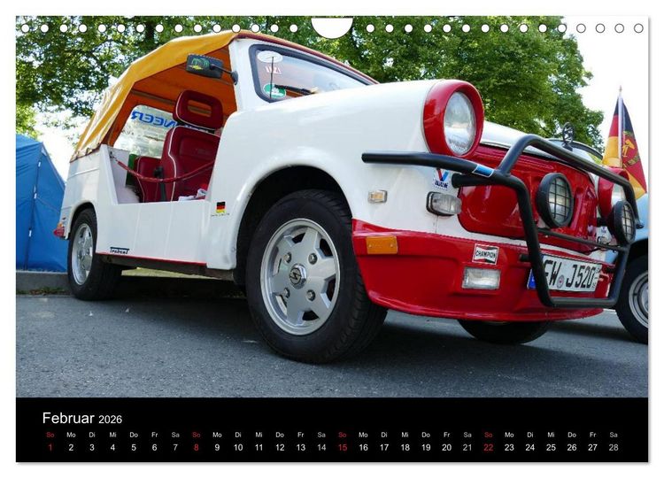 Produktbild: Trabantfahrertreffen Zwickau (Wandkalender 2026 DIN A4 quer), CALVENDO Monatskalender
