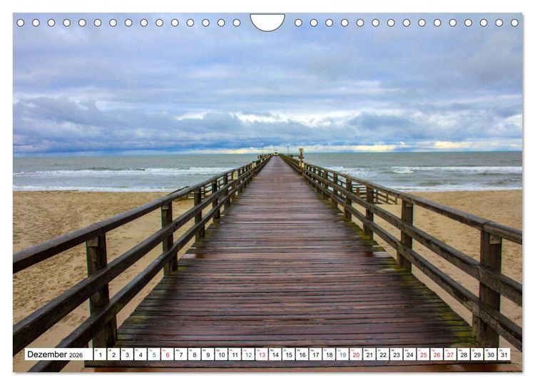 Produktbild: Prerow auf dem Dar&szlig; - Sehnsuchtsort an der Ostsee (Wandkalender 2026 DIN A4 quer), CALVENDO Monatskalender