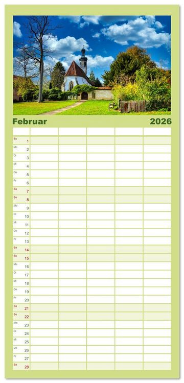 Produktbild: Familienplaner 2026 - Rund um Esslingen mit 5 Spalten (Wandkalender, 21 x 45 cm) CALVENDO