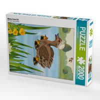 Produktbild: CALVENDO Puzzle Meine Ente Elli | 2000 Teile Lege-Gr&ouml;&szlig;e 90x67cm Foto-Puzzle f&uuml;r gl&uuml;ckliche Stunden