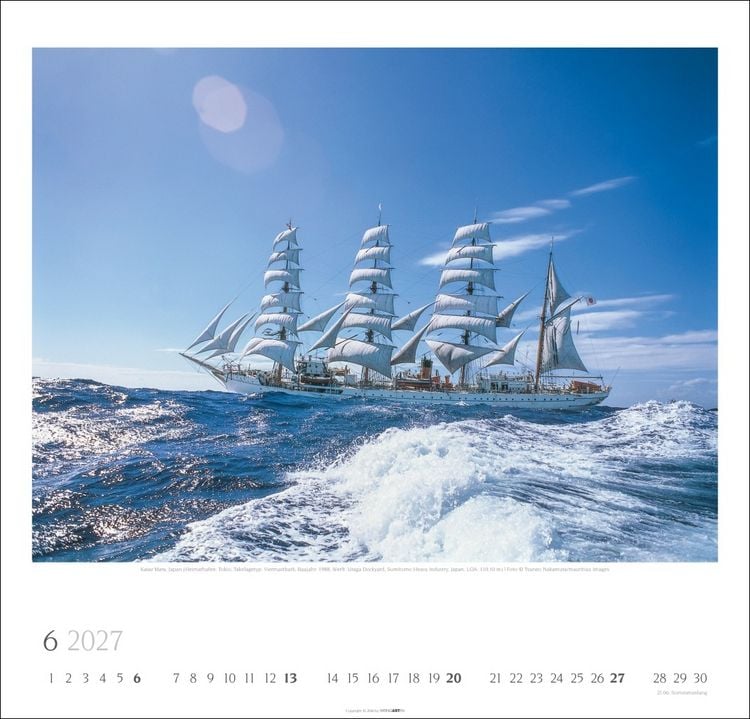 Produktbild: Tall Ships Kalender 2027