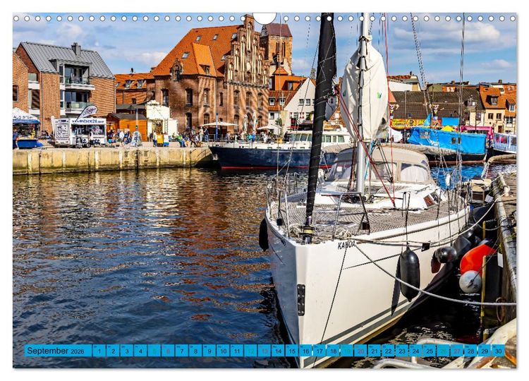 Produktbild: Hansestadt Wismar - Sehnsuchtsort (Wandkalender 2026 DIN A3 quer), CALVENDO Monatskalender