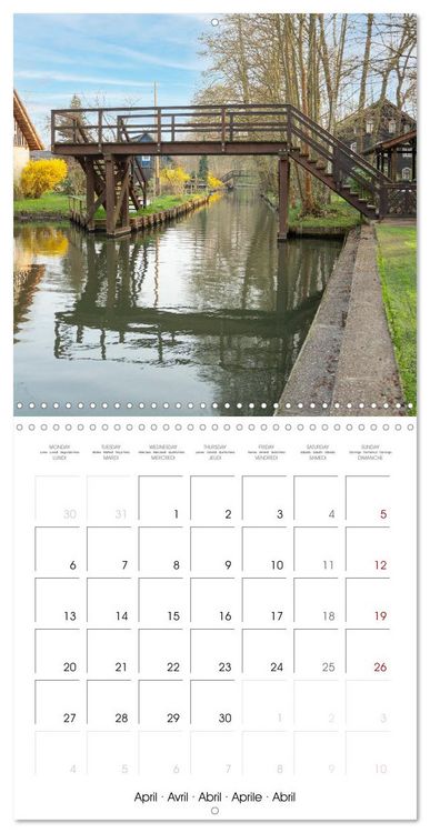Produktbild: Spreewald - A Natural Paradise (Wall Calendar 2026 12 &times; 12 Inch) CALVENDO 12 Month Wall Calendar