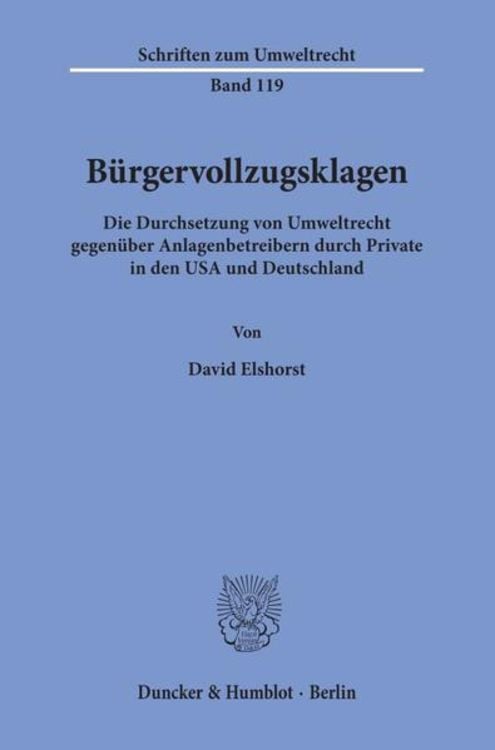 Produktbild: B&uuml;rgervollzugsklagen.