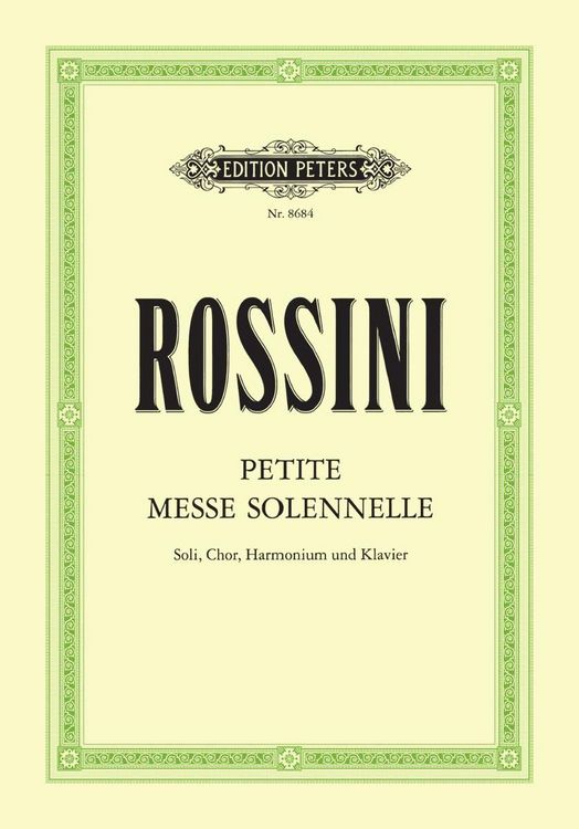 Produktbild: Petite Messe solennelle