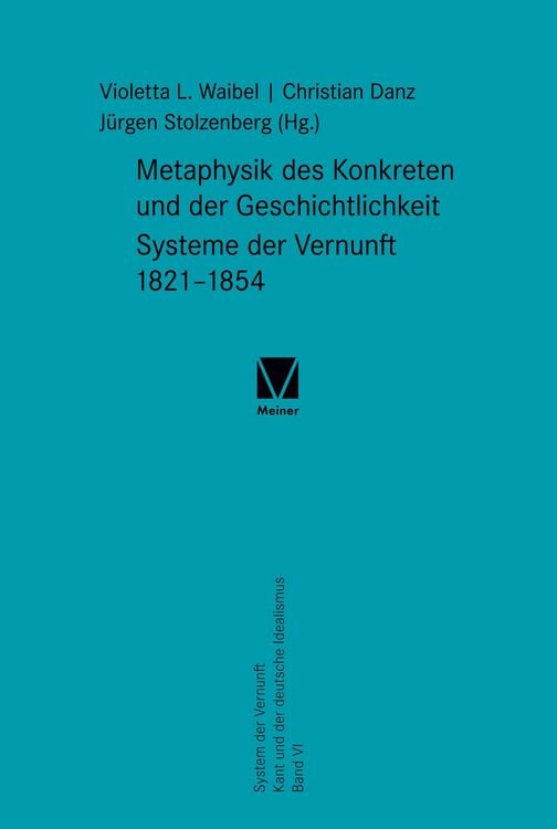 Produktbild: Metaphysik des Konkreten und der Geschichtlichkeit