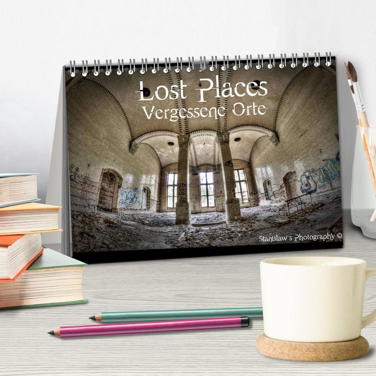 Produktbild: Lost Places, Vergessene Orte / AT-Version (Tischkalender 2026 DIN A5 quer), CALVENDO Monatskalender