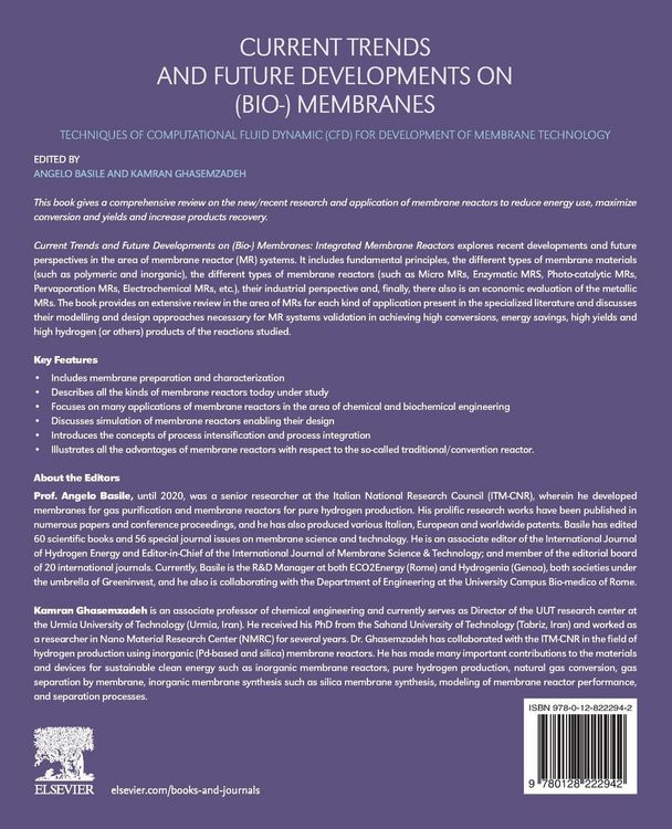 Produktbild: Current Trends and Future Developments on (Bio-) Membranes