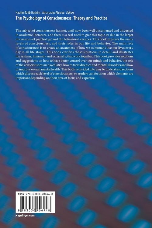 Produktbild: The Psychology of Consciousness: Theory and Practice