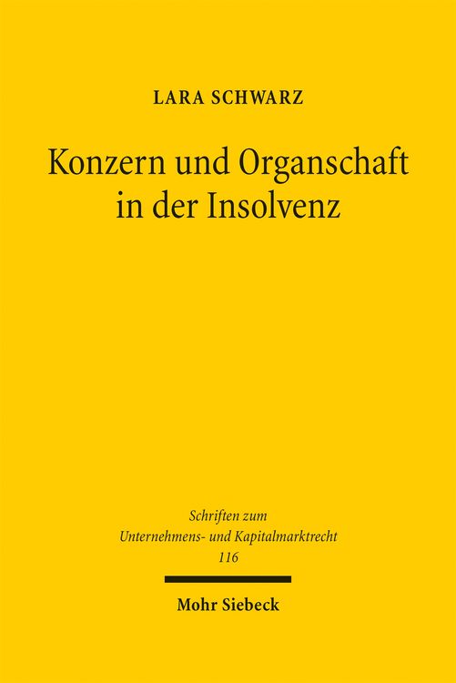 Produktbild: Konzern und Organschaft in der Insolvenz