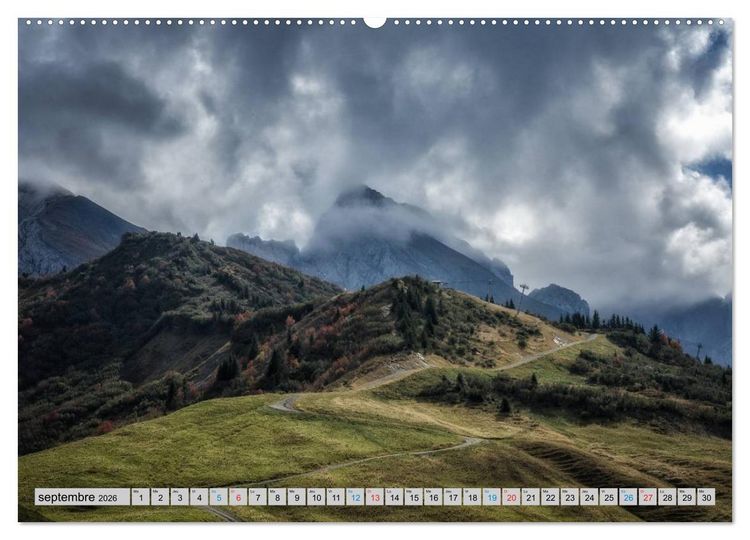 Produktbild: Un automne en Haute-Savoie (Calendrier mural 2026 DIN A2 vertical) calendrier de bureau