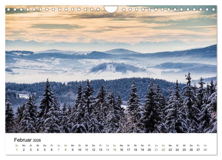 Produktbild: Traumlandschaften im Bayrischen Wald (Wandkalender 2026 DIN A4 quer), CALVENDO Monatskalender