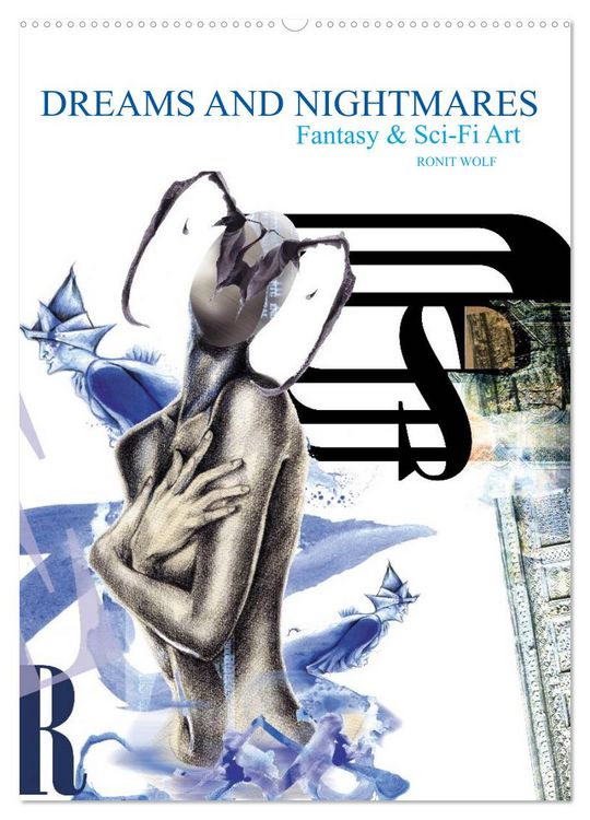 Produktbild: Dreams and Nightmares - Fantasy & Sci-Fi Art / 2026 (Wandkalender 2026 DIN A2 hoch), CALVENDO Monatskalender