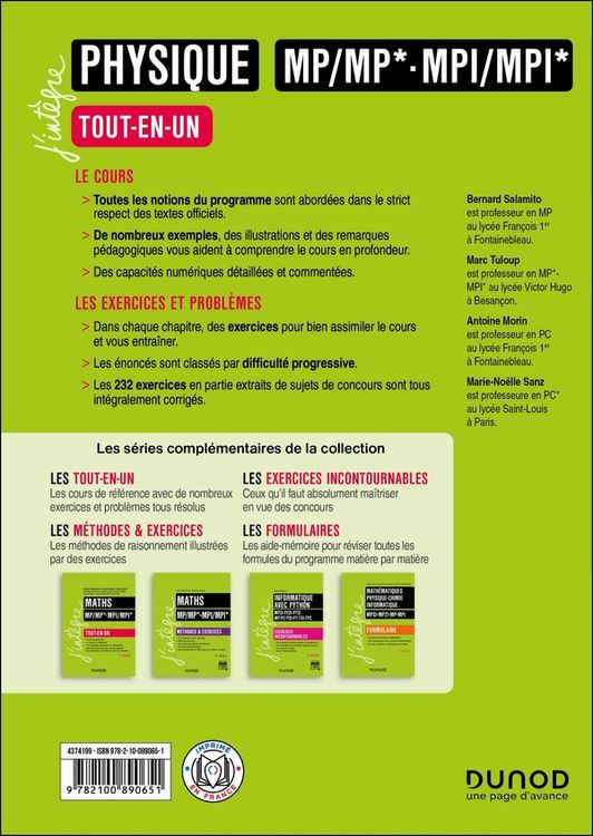 Produktbild: Physique tout en un mp mp mpi mpi