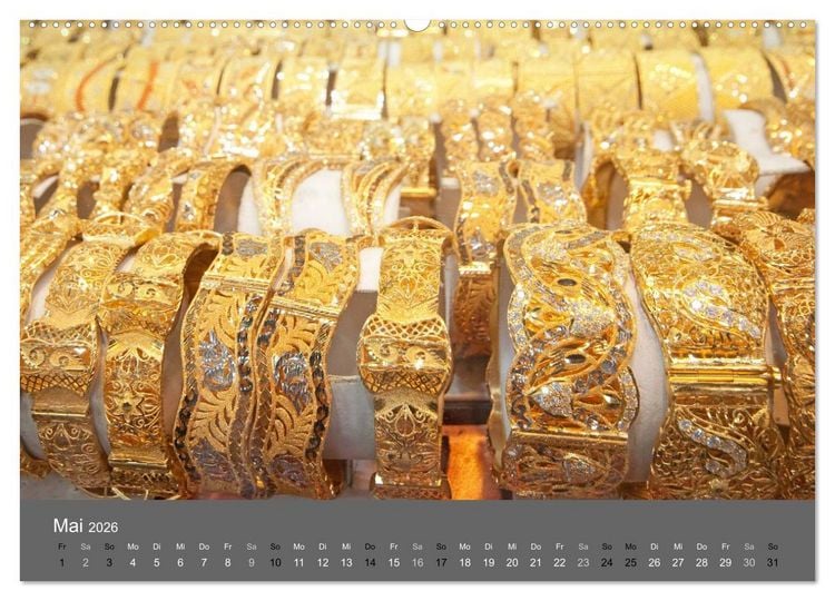 Produktbild: Dubai (hochwertiger Premium Wandkalender 2026 DIN A2 quer), Kunstdruck in Hochglanz