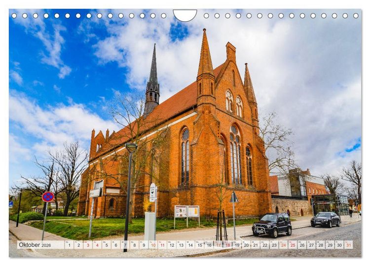 Produktbild: Neubrandenburg Impressionen (Wandkalender 2026 DIN A4 quer), CALVENDO Monatskalender