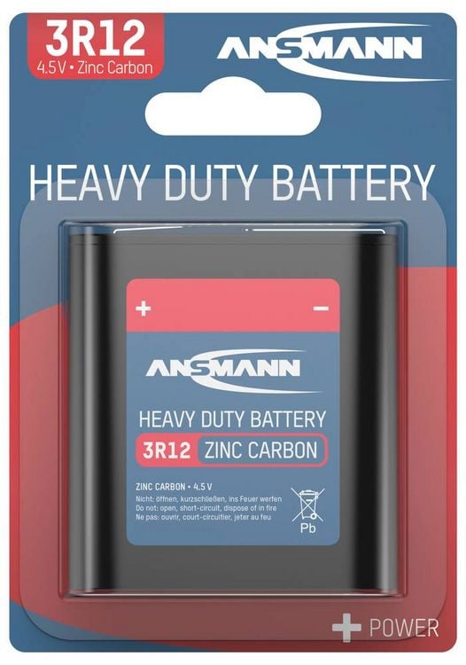 Produktbild: Ansmann 3R12 Flach-Batterie Zink-Kohle 1700 mAh 4.5 V 1 St.