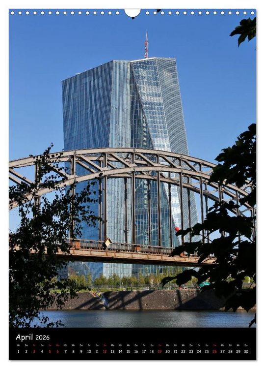Produktbild: Frankfurt Highlights (Wandkalender 2026 DIN A3 hoch), CALVENDO Monatskalender
