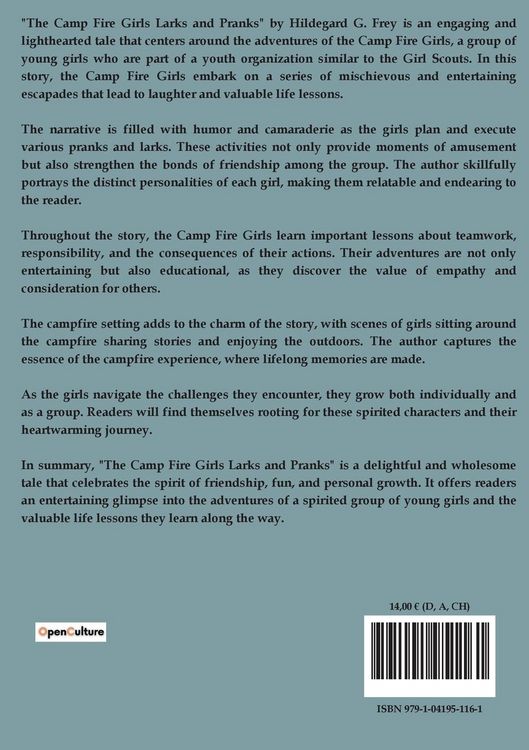 Produktbild: The Camp Fire Girls Larks and Pranks