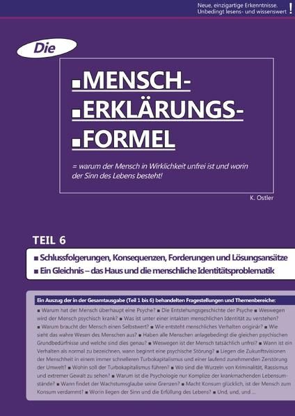 Produktbild: Die Mensch-Erkl&auml;rungsformel / Die Mensch-Erkl&auml;rungsformel (Teil 6)