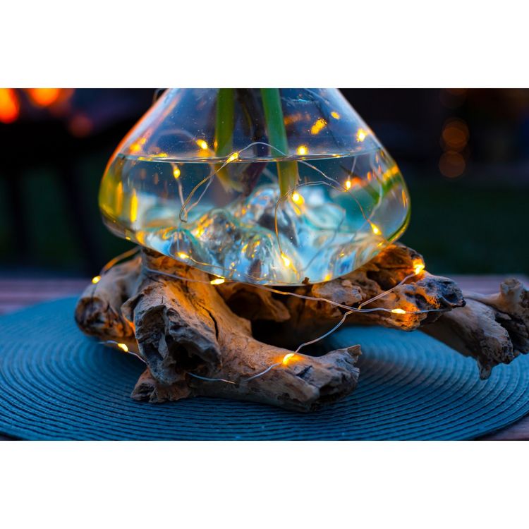 Produktbild: Idena Lichterkette 20 Micro LED warmwei&szlig; mit USB 1,25m