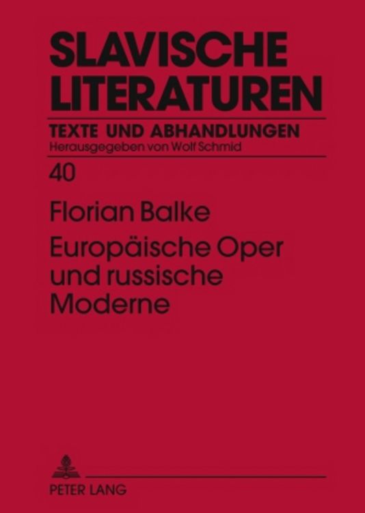 Produktbild: Europ&auml;ische Oper und russische Moderne