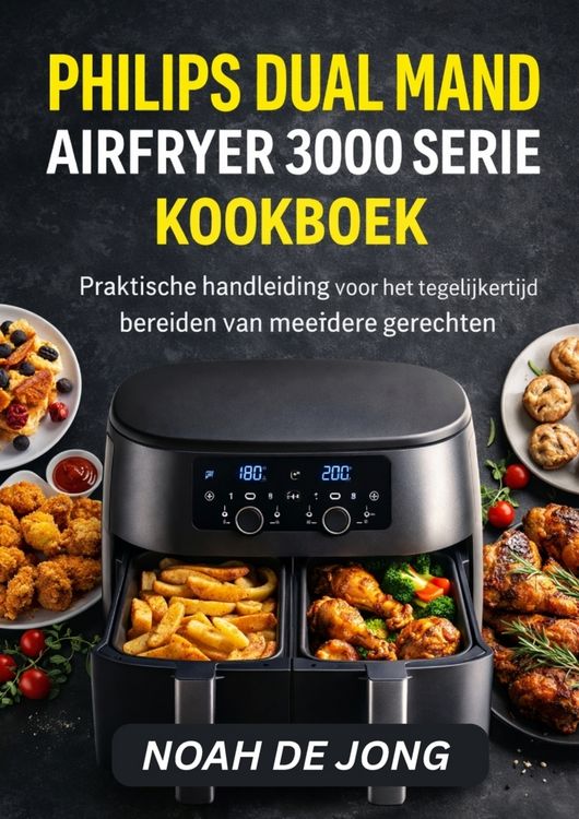 Produktbild: PHILIPS DUAL MAND AIRFRYER 3000 SERIE KOOKBOEK