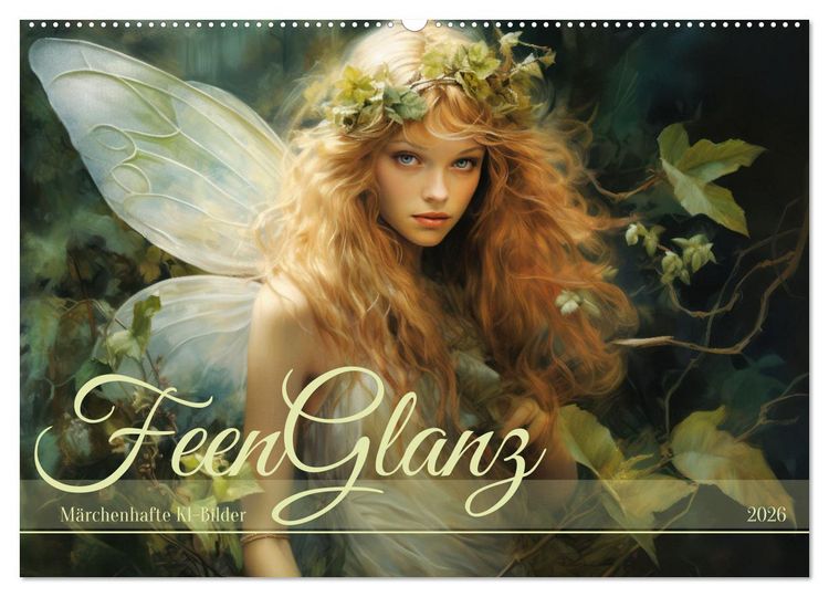 Produktbild: Feenglanz (Wandkalender 2026 DIN A2 quer), CALVENDO Monatskalender