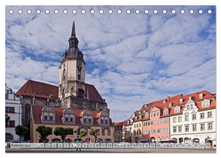 Produktbild: Naumburg - Kleinod an der Saale (Tischkalender 2026 DIN A5 quer), CALVENDO Monatskalender