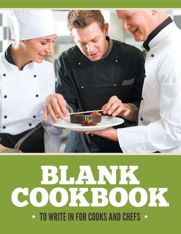 Produktbild: Blank Cookbook To Write In For Cooks and Chefs