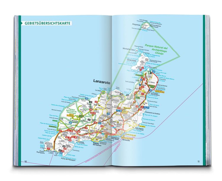Produktbild: KOMPASS Wanderführer Lanzarote, 50 Touren mit Extra-Tourenkarte