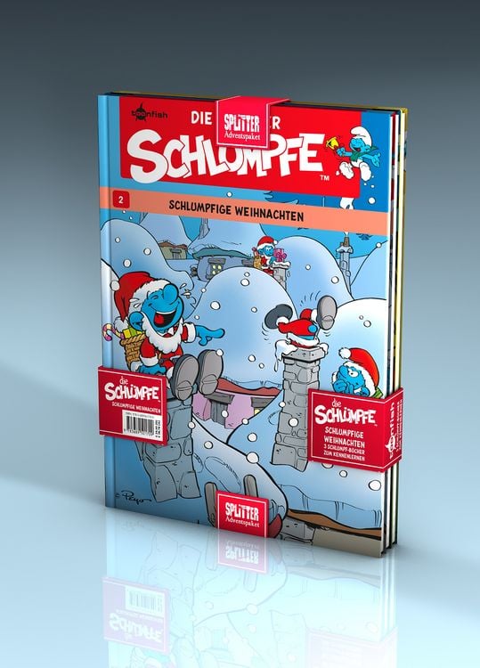 Produktbild: Die Schl&uuml;mpfe Adventspaket: Drei schlumpfige Comic-Abenteuer