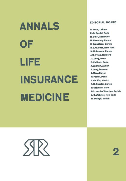 Produktbild: Annals of Life Insurance Medicine