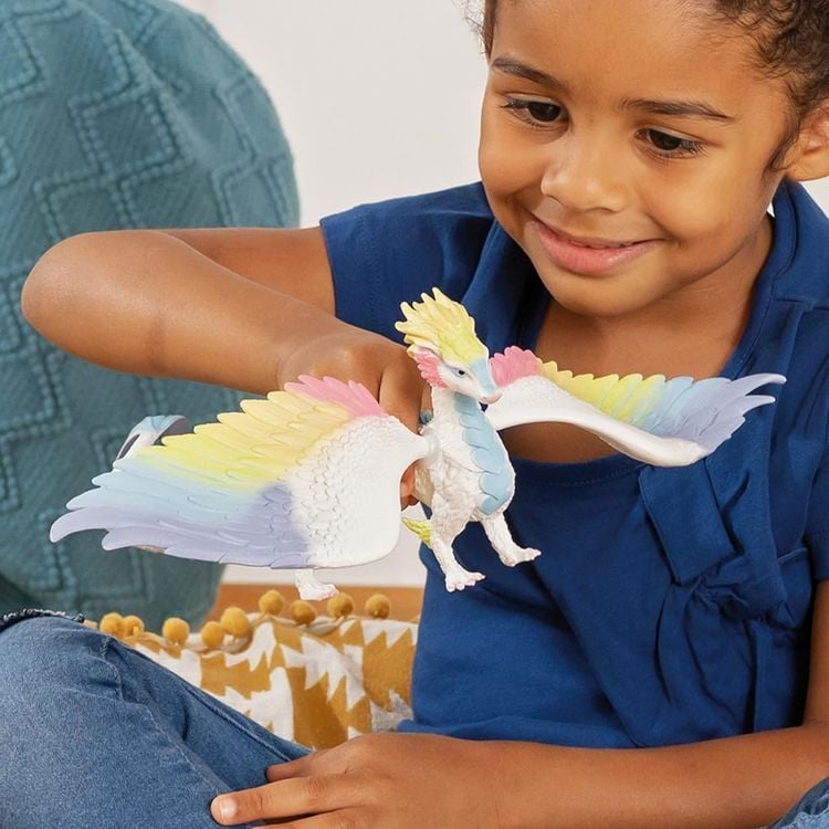 Produktbild: Schleich 70728 - Bayala, Regenbogendrache, Spielfigur, 22x33x11cm