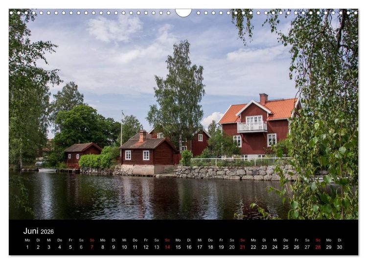 Produktbild: Wundersch&ouml;nes Schweden (Wandkalender 2026 DIN A3 quer), CALVENDO Monatskalender