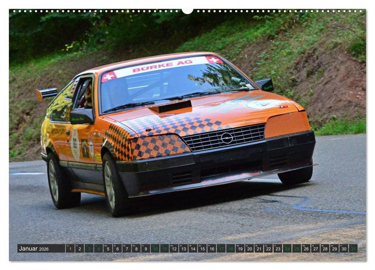 Produktbild: OLDTIMER BERGRENNEN - OPEL AM START (hochwertiger Premium Wandkalender 2026 DIN A2 quer), Kunstdruck in Hochglanz