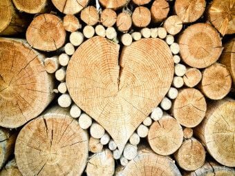 Produktbild: CALVENDO Puzzle Herz Holzmaserung | 1000 Teile Lege-Gr&ouml;&szlig;e 64 &times; 48 cm Foto-Puzzle f&uuml;r gl&uuml;ckliche Stunden