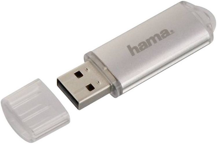 Produktbild: Hama Laeta USB-Stick 128 GB Silber 108072 USB-A (USB 2.0)