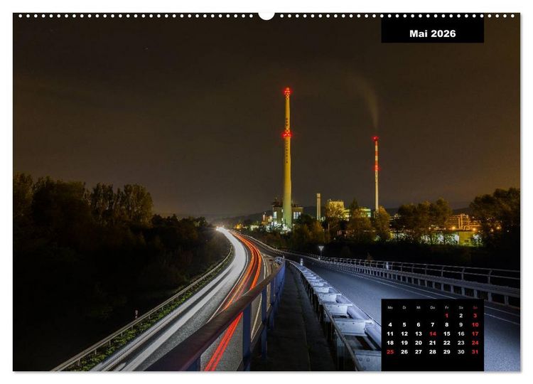 Produktbild: Rudolstadt - Schwarza (hochwertiger Premium Wandkalender 2026 DIN A2 quer), Kunstdruck in Hochglanz