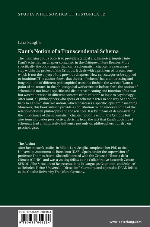 Produktbild: Kant's Notion of a Transcendental Schema