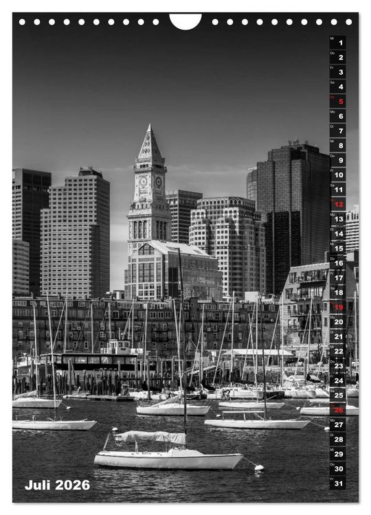 Produktbild: STADTBILDER Monochrome Momente (Wandkalender 2026 DIN A4 hoch), CALVENDO Monatskalender