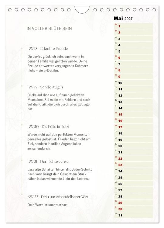Produktbild: SEELENKOMPASS (Wandkalender 2027 DIN A4 hoch), CALVENDO Monatskalender