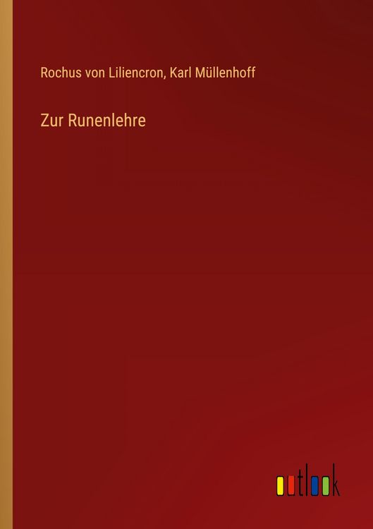 Produktbild: Zur Runenlehre