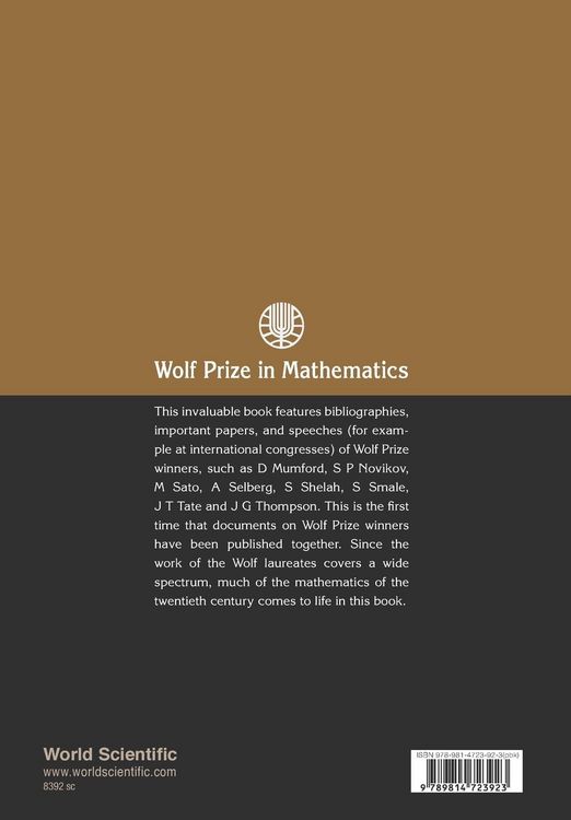 Produktbild: Wolf Prize in Mathematics, Volume 4