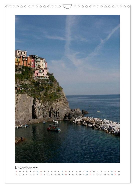 Produktbild: Weltkulturerbe Cinque Terre, Ligurien (Wandkalender 2026 DIN A3 hoch), CALVENDO Monatskalender