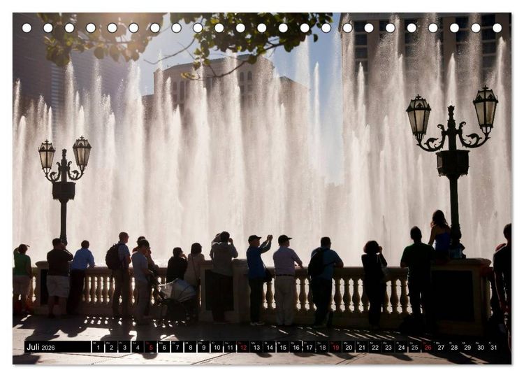 Produktbild: Las Vegas (Tischkalender 2026 DIN A5 quer), CALVENDO Monatskalender