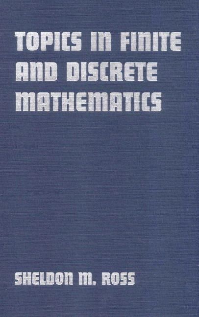 Produktbild: Topics in Finite and Discrete Mathematics