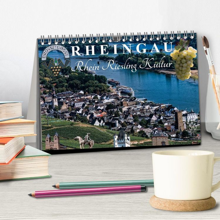 Produktbild: Rheingau - Rhein Riesling Kultur (Tischkalender 2027 DIN A5 quer), CALVENDO Monatskalender
