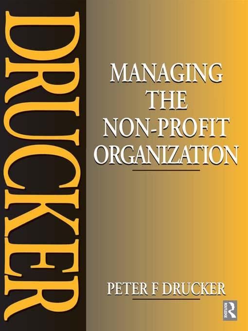 Produktbild: Managing the Non-Profit Organization