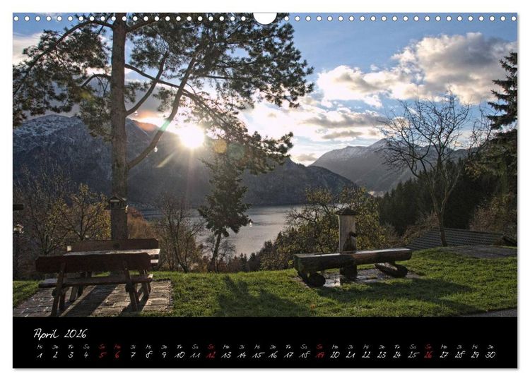 Produktbild: Attersee im Salzkammergut 2026 (Wandkalender 2026 DIN A3 quer), CALVENDO Monatskalender